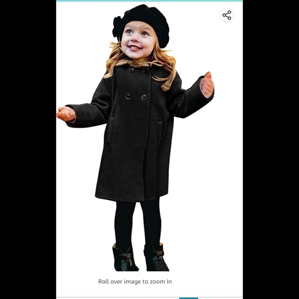 Little girls winter coat